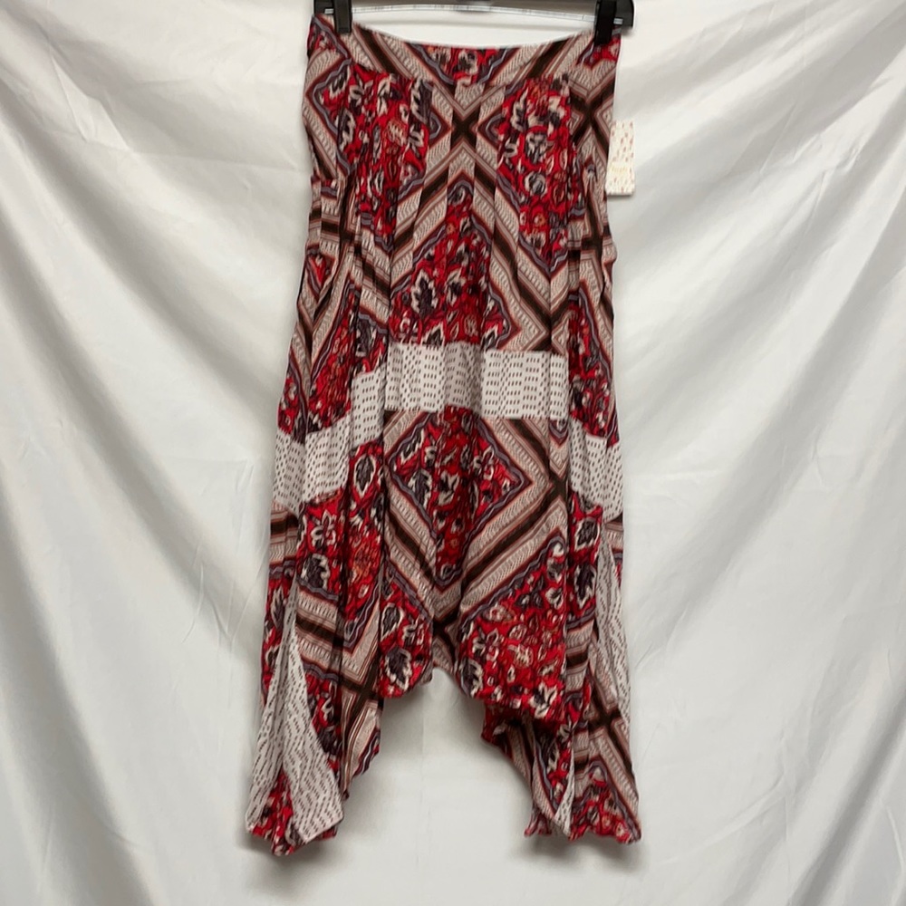 Free People Pimento Combo Skirt Size 4